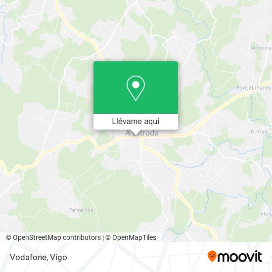 Mapa Vodafone