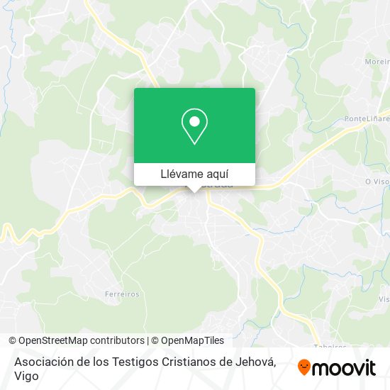Mapa Asociación de los Testigos Cristianos de Jehová