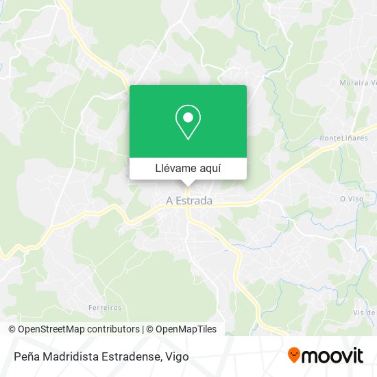 Mapa Peña Madridista Estradense