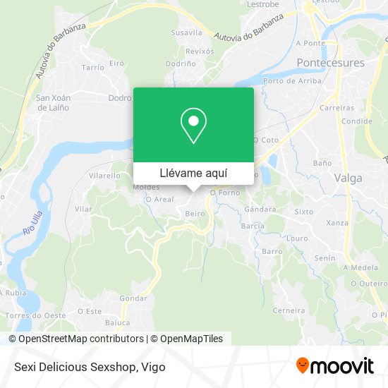 Mapa Sexi Delicious Sexshop