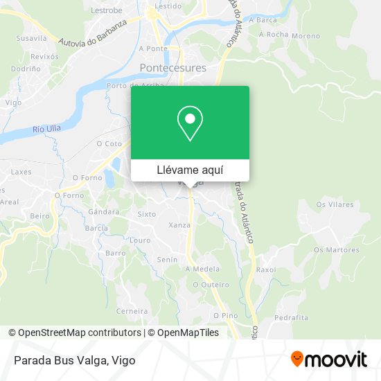 Mapa Parada Bus Valga