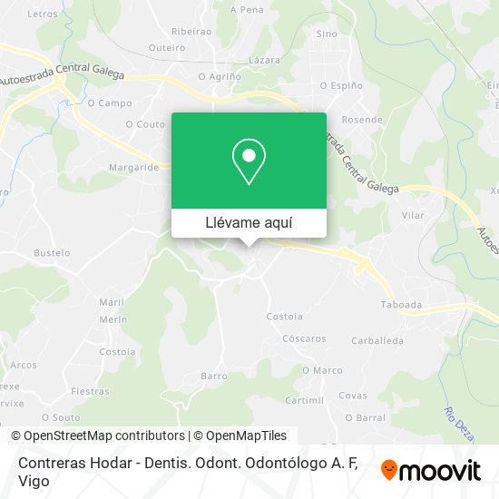 Mapa Contreras Hodar - Dentis. Odont. Odontólogo A. F