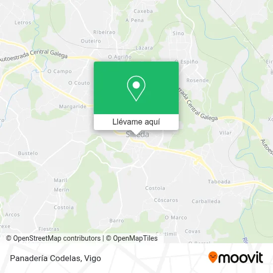 Mapa Panadería Codelas