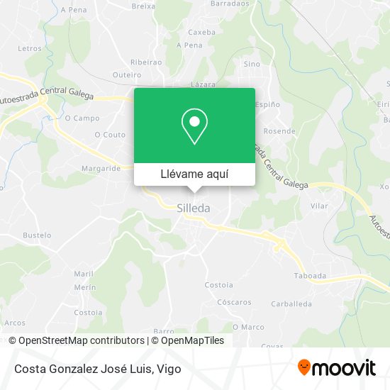 Mapa Costa Gonzalez José Luis