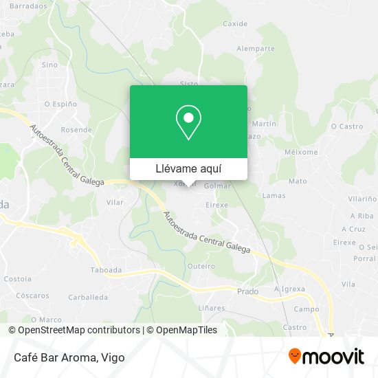 Mapa Café Bar Aroma