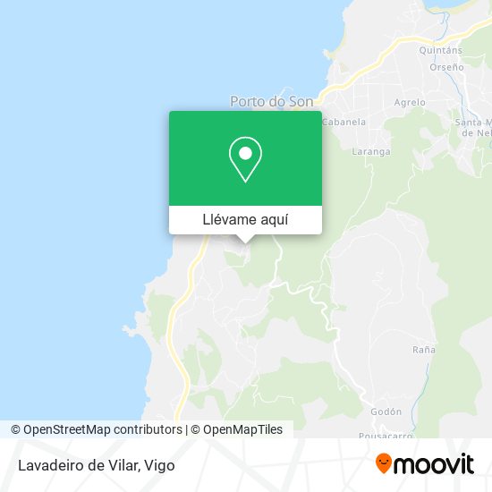 Mapa Lavadeiro de Vilar