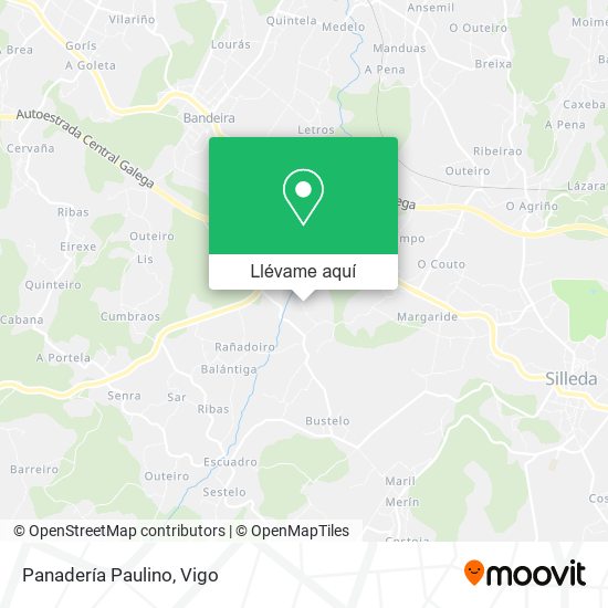 Mapa Panadería Paulino