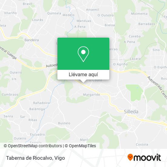 Mapa Taberna de Riocalvo
