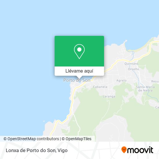 Mapa Lonxa de Porto do Son