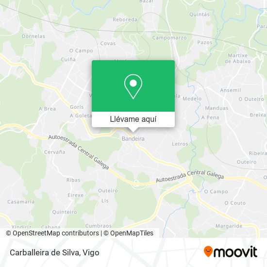 Mapa Carballeira de Silva
