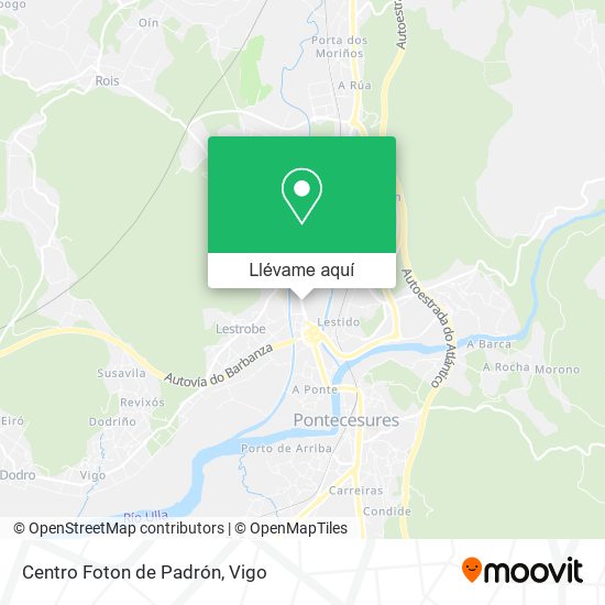 Mapa Centro Foton de Padrón