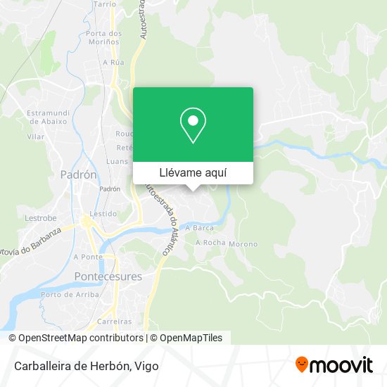 Mapa Carballeira de Herbón