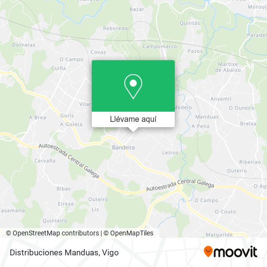 Mapa Distribuciones Manduas