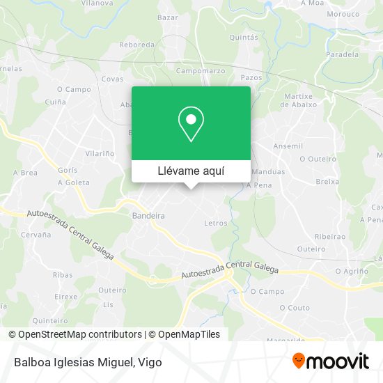 Mapa Balboa Iglesias Miguel