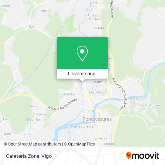 Mapa Cafetería Zona