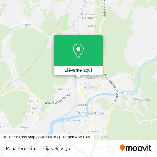 Mapa Panadería Fina e Hijas Si