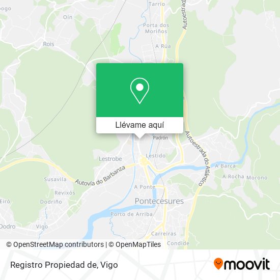 Mapa Registro Propiedad de