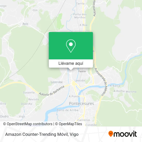 Mapa Amazon Counter-Trending Móvil