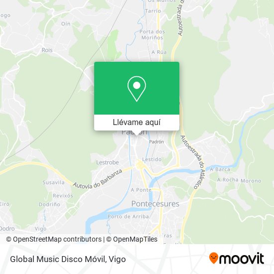 Mapa Global Music Disco Móvil