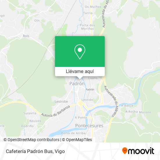 Mapa Cafetería Padrón Bus