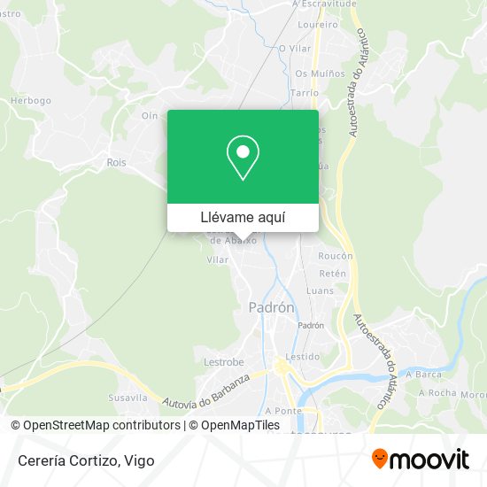Mapa Cerería Cortizo