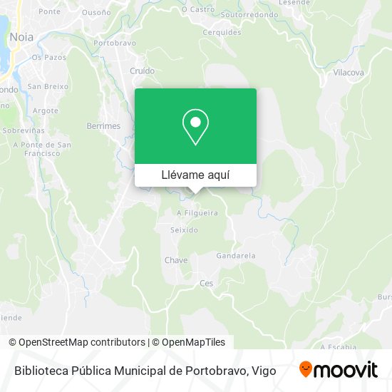 Mapa Biblioteca Pública Municipal de Portobravo
