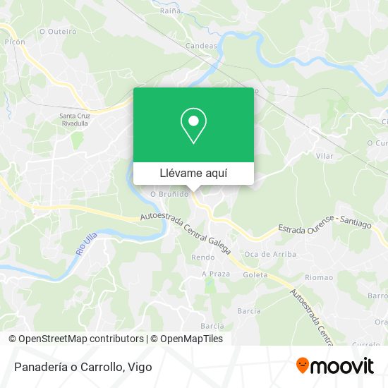 Mapa Panadería o Carrollo