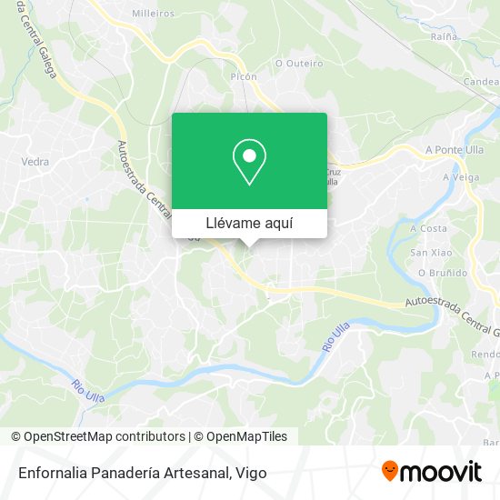 Mapa Enfornalia Panadería Artesanal