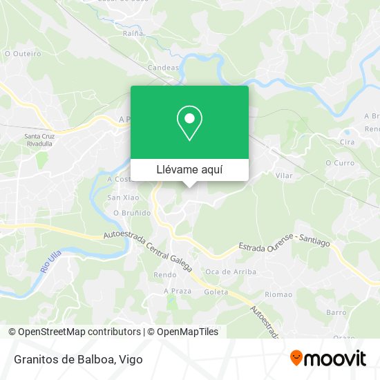 Mapa Granitos de Balboa