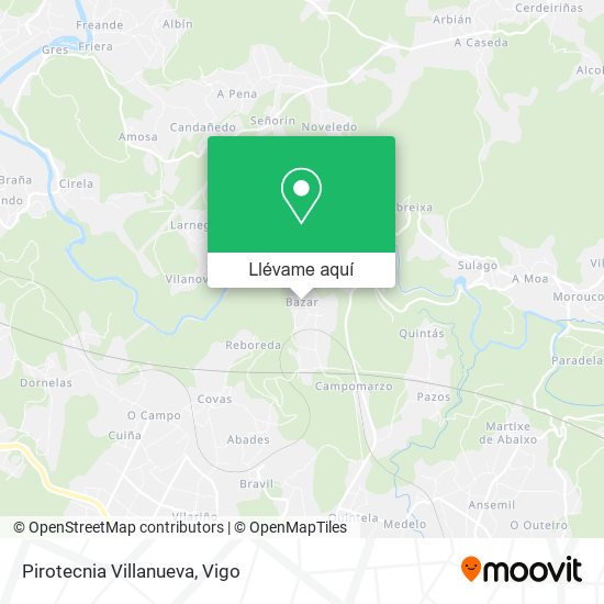 Mapa Pirotecnia Villanueva