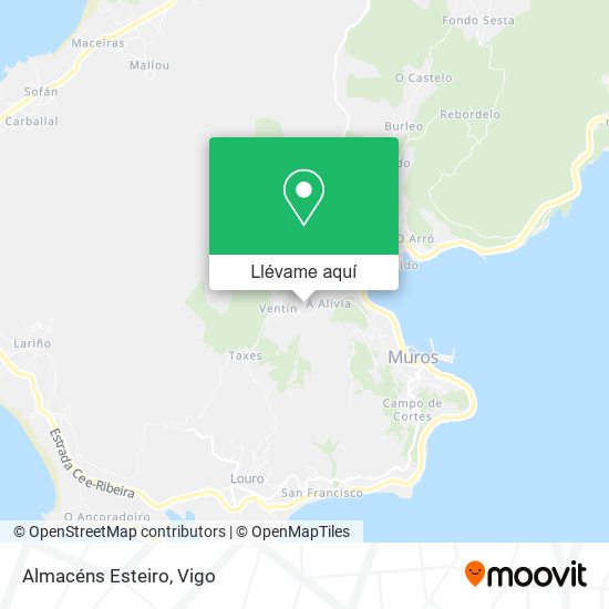 Mapa Almacéns Esteiro