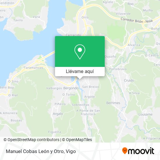 Mapa Manuel Cobas León y Otro