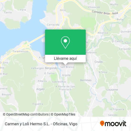 Mapa Carmen y Loli Hermo S.L. - Oficinas