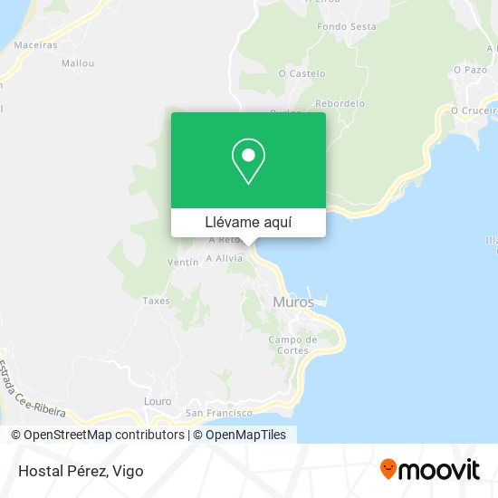 Mapa Hostal Pérez