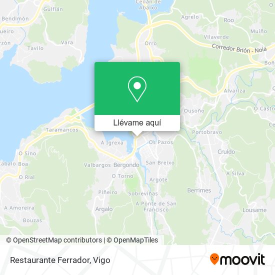 Mapa Restaurante Ferrador