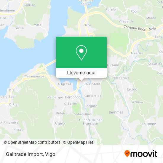 Mapa Galitrade Import