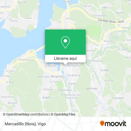 Mapa Mercadillo (Noia)