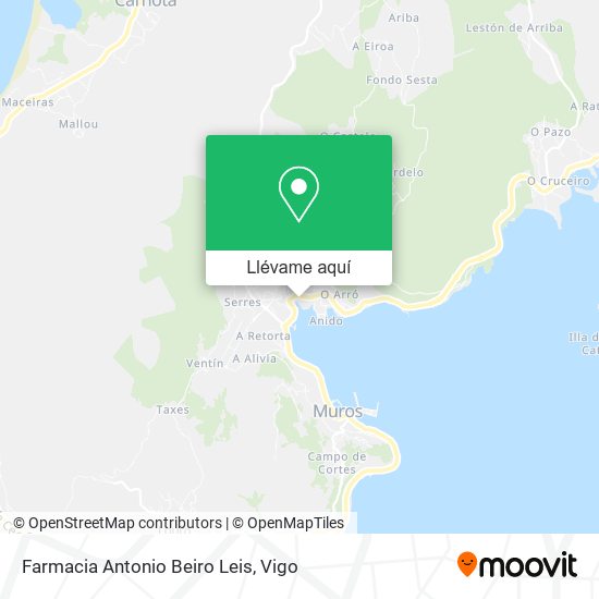 Mapa Farmacia Antonio Beiro Leis