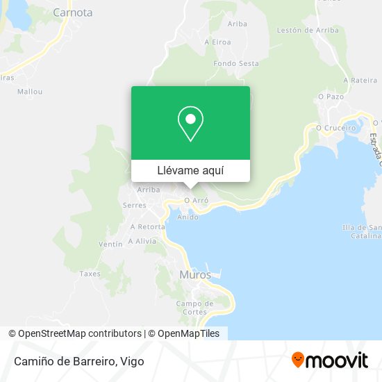 Mapa Camiño de Barreiro