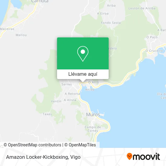 Mapa Amazon Locker-Kickboxing