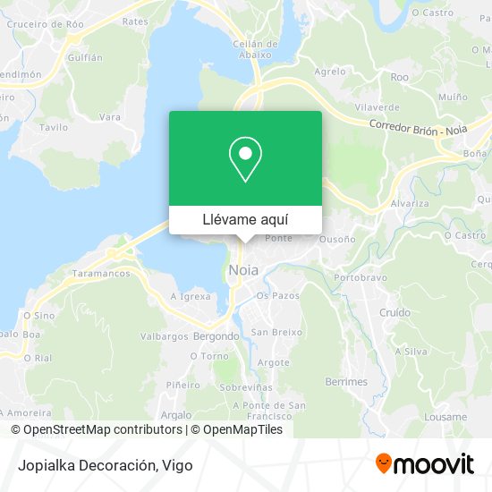 Mapa Jopialka Decoración