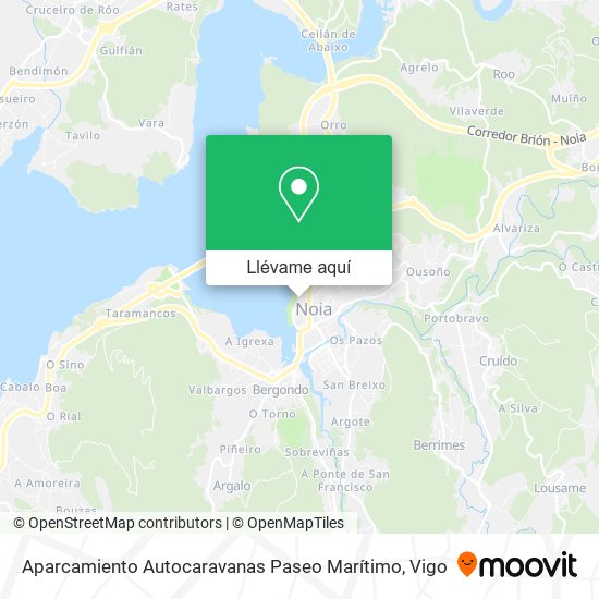 Mapa Aparcamiento Autocaravanas Paseo Marítimo
