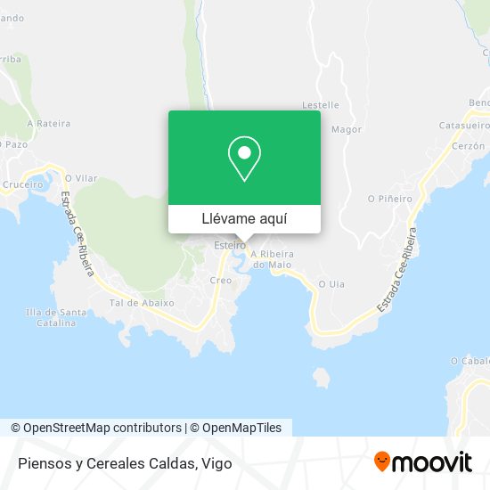 Mapa Piensos y Cereales Caldas