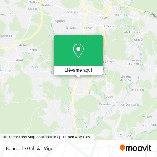 Mapa Banco de Galicia