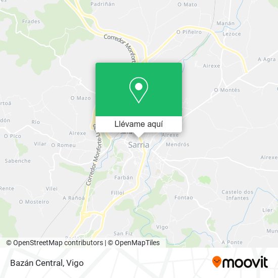 Mapa Bazán Central