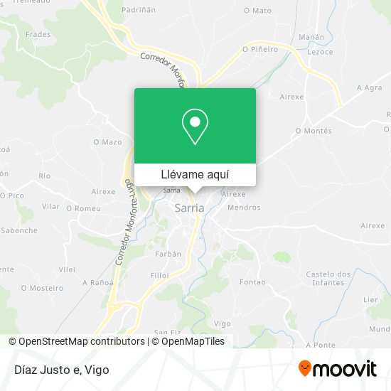 Mapa Díaz Justo e