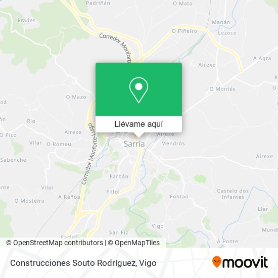 Mapa Construcciones Souto Rodríguez