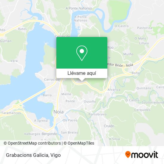 Mapa Grabacions Galicia