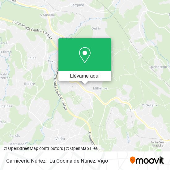 Mapa Carnicería Núñez - La Cocina de Núñez