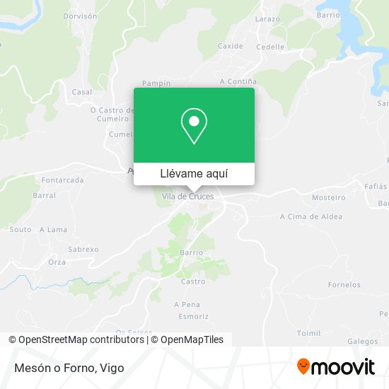 Mapa Mesón o Forno